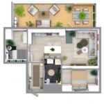 2 Bedroom House Designs And Floor Plans