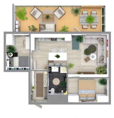 2 Bedroom House Designs And Floor Plans