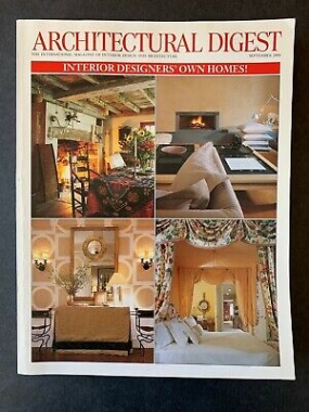 Backdate 3 Architectural Digest Magazine Sept  's Lifestyle Interior