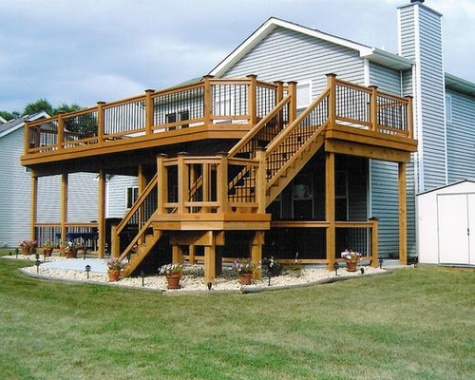 Backdate 3 Two Story Deck - Photos & Ideas