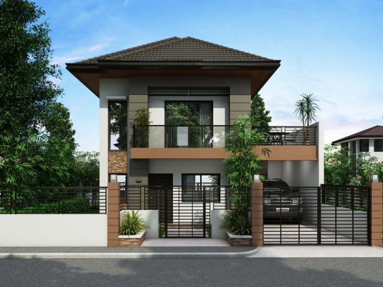 2 story house design philippines Backdate 3 Two Story House Plans Series : PHP- - Pinoy House Plans