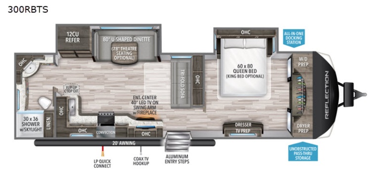 Backdate 4 New  Grand Design Reflection RBTS Travel Trailer At Trailer