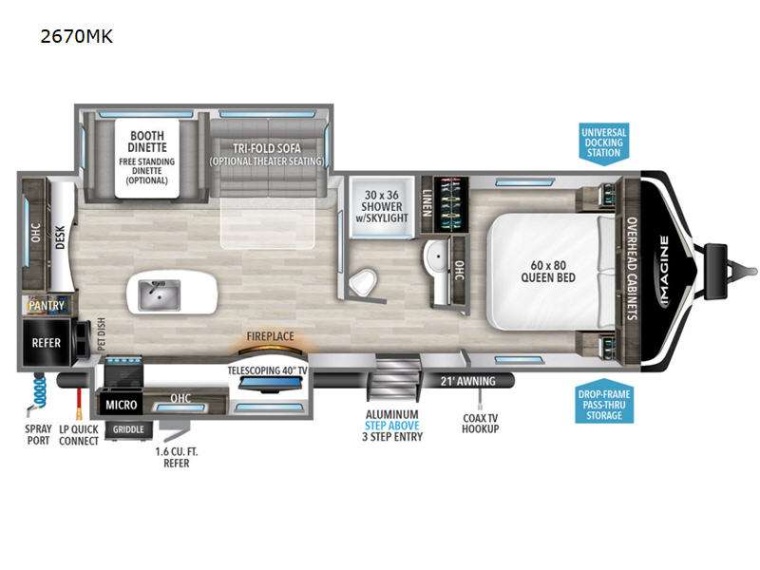 Backdate 5 New  Grand Design Imagine MK Travel Trailer At Campers Inn