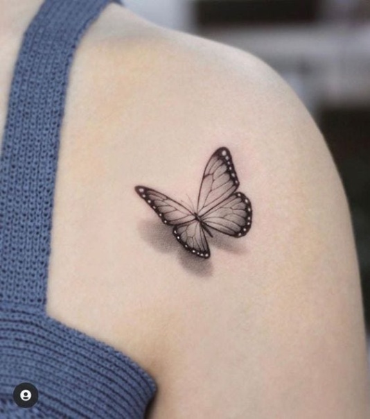 Niche Utama 1  Most Eye Catching D Butterfly Tattoo Ideas  By Jennifer  Medium