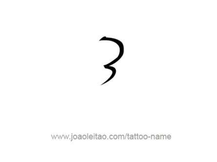 Niche Utama 1 Three  Number Tattoo Designs - Tattoos With Names