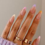 Almond French Nails Design