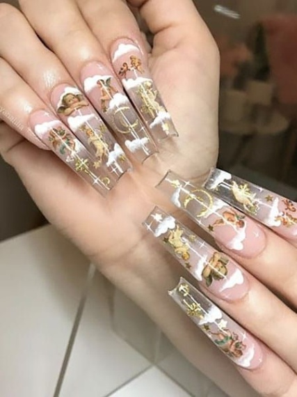 Niche Utama 2  Angel Nails Designs For A Whimsical Look