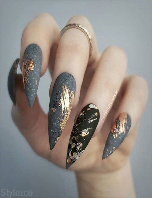 Niche Utama 2 Awesome Nail Designs & Images For Long Nails In   Cool Nail