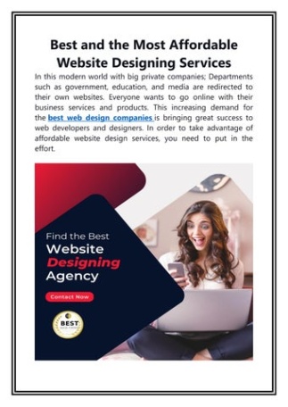 Affordable Website Designers