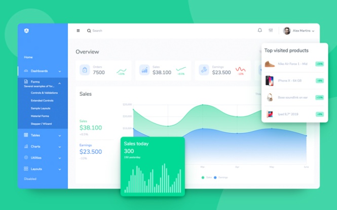 Angular Material Design