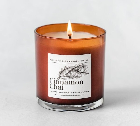 Niche Utama 2 Cinnamon Chai Soy Handpoured Candle Fall Candle Christmas Candle