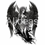 Angel Of Death Tattoo Designs