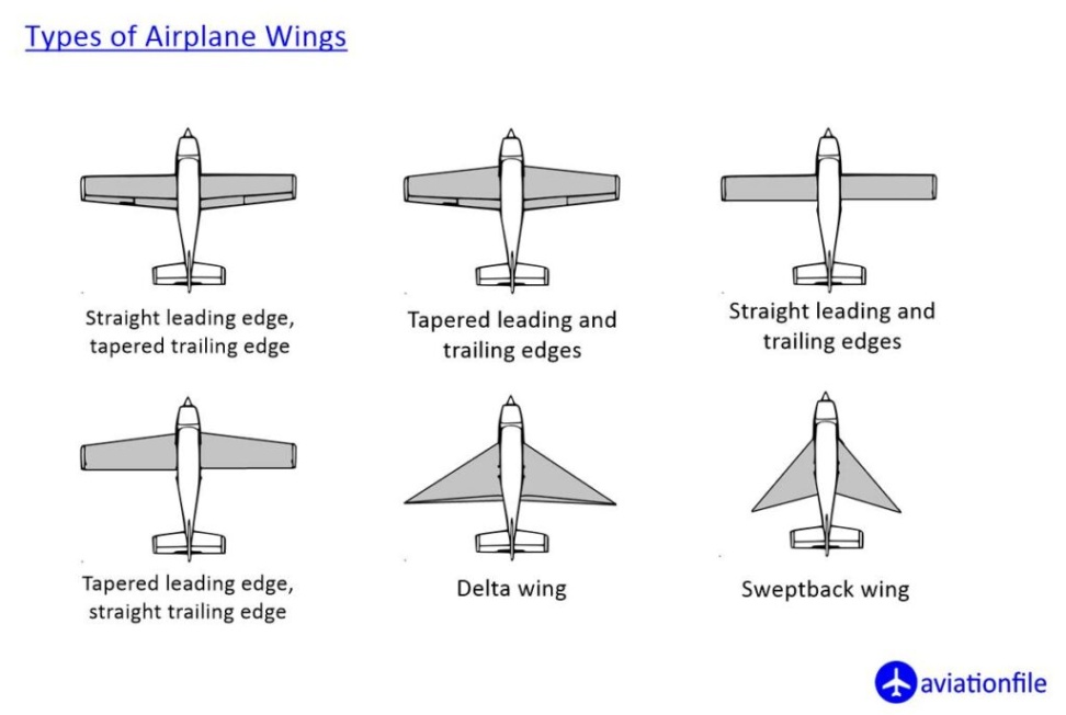 Niche Utama 2 Types Of Airplane Wings - Aviationfile