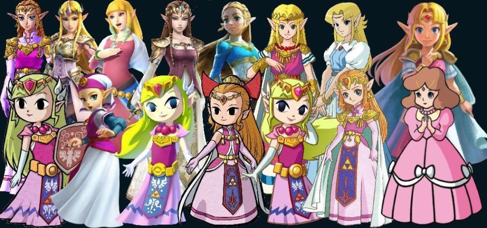 all zelda designs Niche Utama 2 Which Zelda do you prefer? : r/zelda